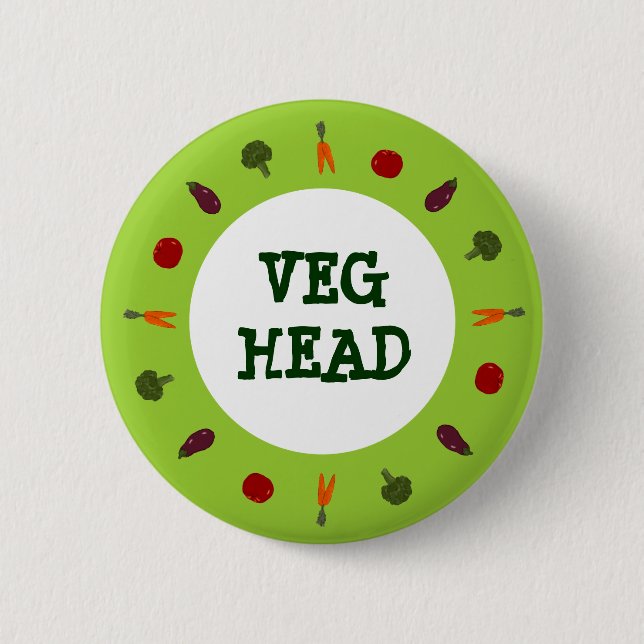 Schaltfläche "Vegetarische/Vegane Veggien" Button (Vorderseite)