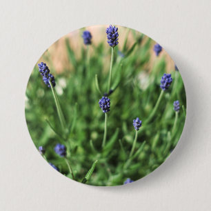 Schaltfläche Violett-Blume Button