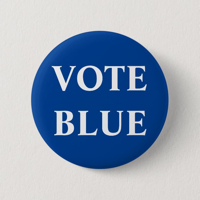Schaltfläche "Votum Blau" Button (Vorderseite)