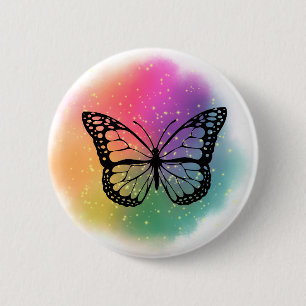 Schaltfläche "Watercolor Butterfly" Button
