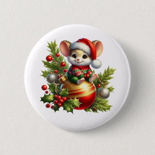 Schaltfläche "Weihnachtsmäuse" Button