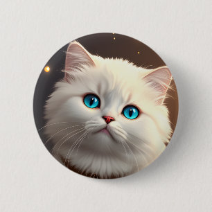 Schaltfläche "Weiße Katze" Button