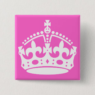 Schaltfläche "Weiße Krone" Button