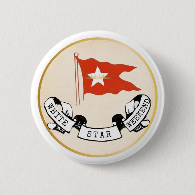 Schaltfläche "White Star Weekend" Button (Vorderseite)