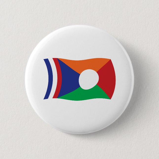 Schaltfläche Wiedersehen Flag Button (Vorderseite)