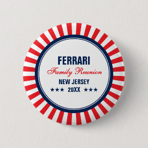 Schaltfläche "Wiedersehen Red White Blue" der benu Button