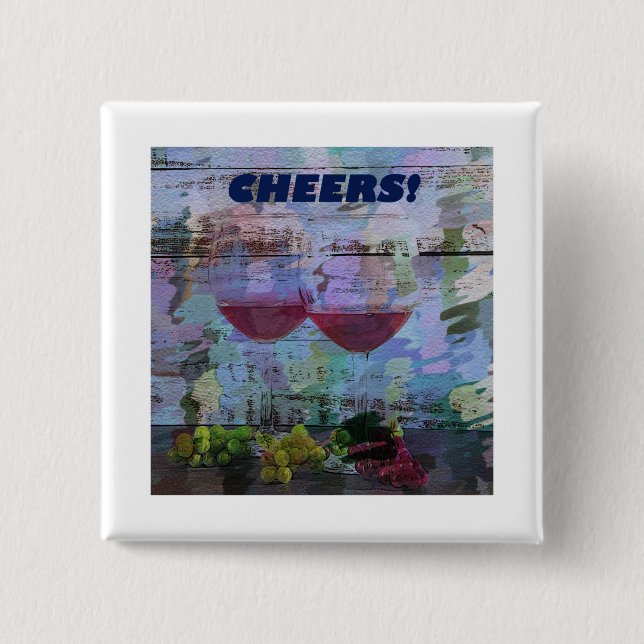 Schaltfläche Wine Impressions Digital Art Button (Vorderseite)