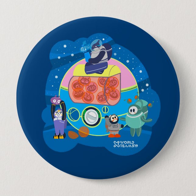 Schaltfläche X World Team 319-20250228 Button (Vorderseite)