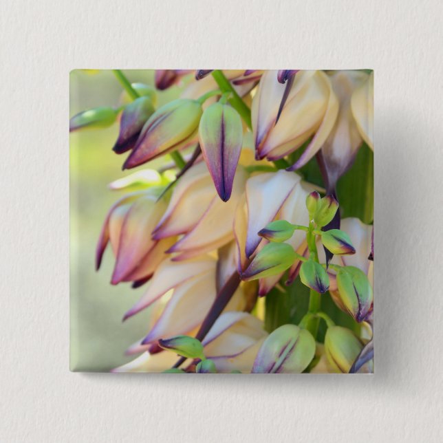 Schaltfläche Yucca-Blume Button (Vorderseite)