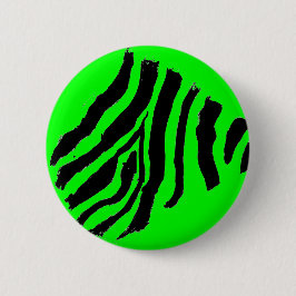 Schaltfläche Zebra Print (grün) Button