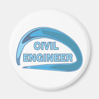 Schaltfläche "Ziviler Ingenieur" Magnet