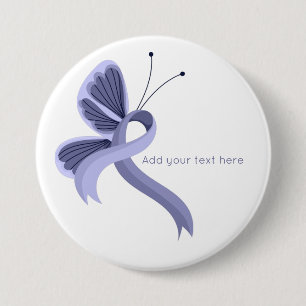 Schaltfläche zum Butterfly-Butterfly des Periwinkl Button