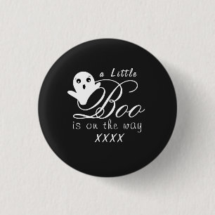 Schaltfläche zur Ankündigung von Halloween-Babys Button