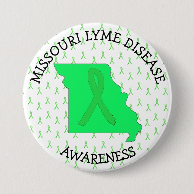 Schaltfläche zur Sensibilisierung für Missouri Lym Button (Vorderseite)