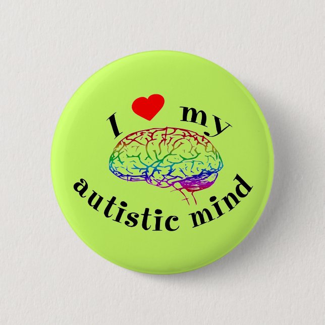 Schaltflächen für autistische Denkrichtung Button (Vorderseite)