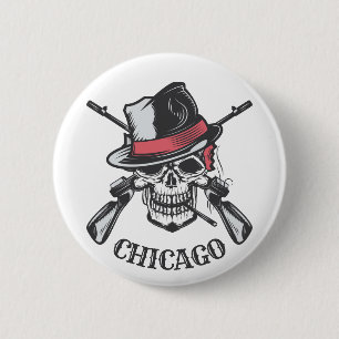 Schaltflächen für benutzerdefinierten Text - Skull Button