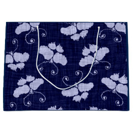 SCHALTFLÄCHEN IN BLAU GROßE GESCHENKTÜTE