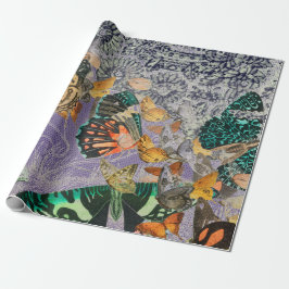 SCHALTFLÄCHEN UND KARANTILLISIERTES LASTWAGENpapie Geschenkpapier