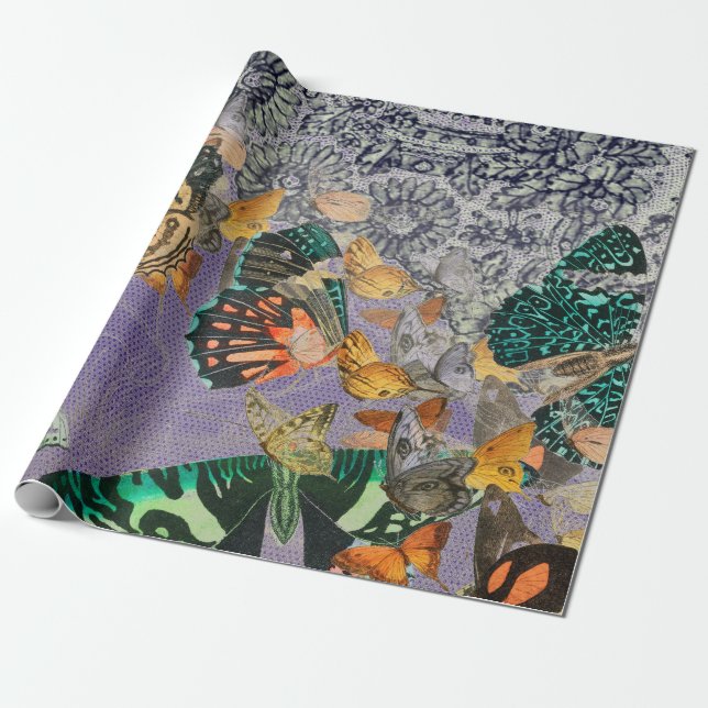 SCHALTFLÄCHEN UND KARANTILLISIERTES LASTWAGENpapie Geschenkpapier (Ungerollt)