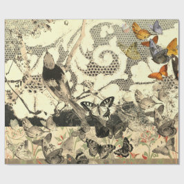 SCHALTFLÄCHEN UND LÄNGENGIFT GESCHENKPAPIER