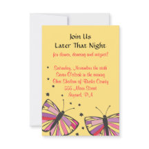 SCHALTFLY-Bat Mitzvah-Empfang-Karte