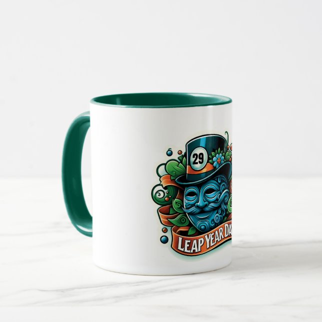 Schaltjahr 2024 tasse (Vorderseite Links)