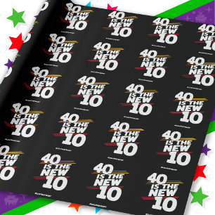 Schaltjahr 40. Geburtstagsfeier Neues Schaltjahr 2 Geschenkpapier