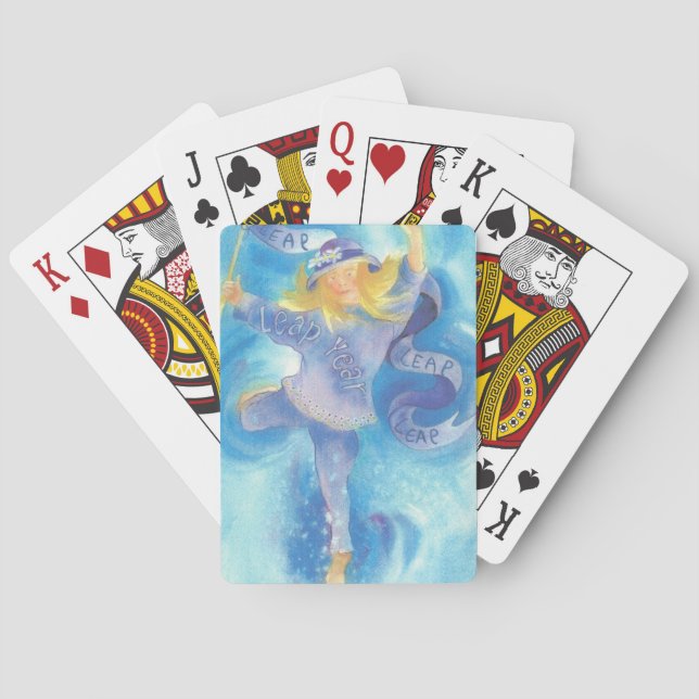 SCHALTJAHR-BAND-TÄNZER SPIELKARTEN (Rückseite)