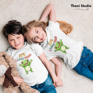 Schaltjahr Niedlich Fröhlicher Frosch Moderne Vint T-Shirt