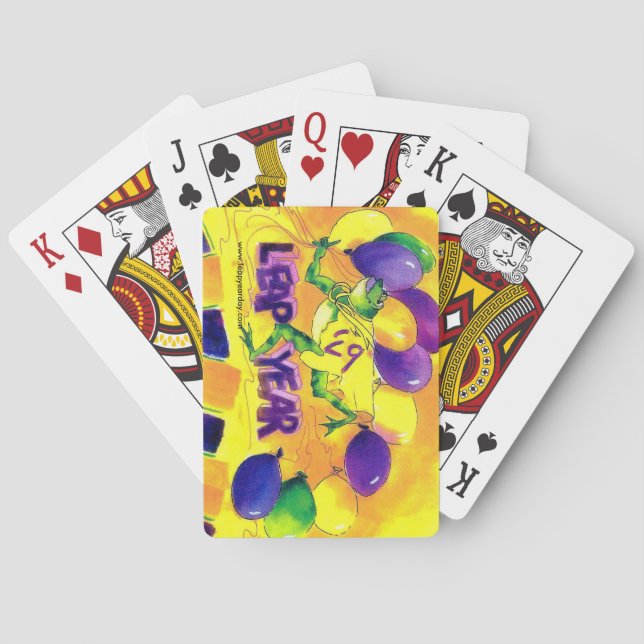 SCHALTJAHR-PARTY-KARTEN SPIELKARTEN (Rückseite)