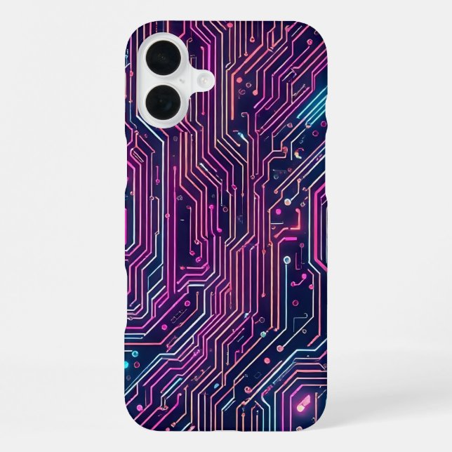 Schaltkreis iPhone Hülle (Rückseite)