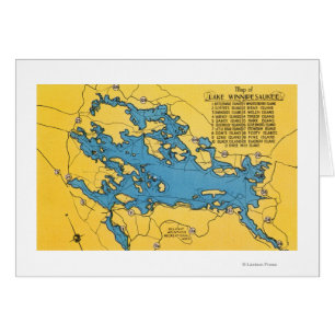 Schaltplan des Sees und der Landstraßen