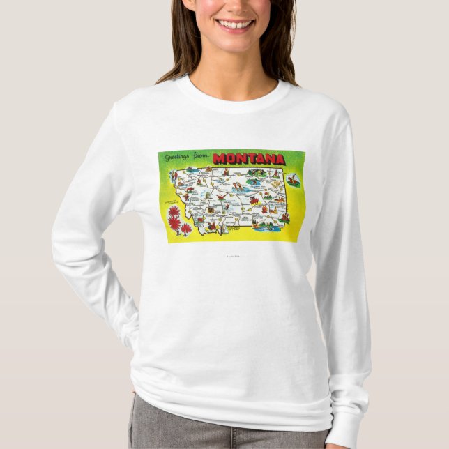 Schaltplan des Staat, Grüße von T-Shirt (Vorderseite)