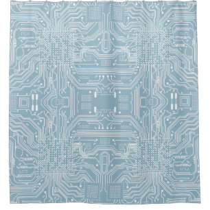 Schalttafel Duschvorhang