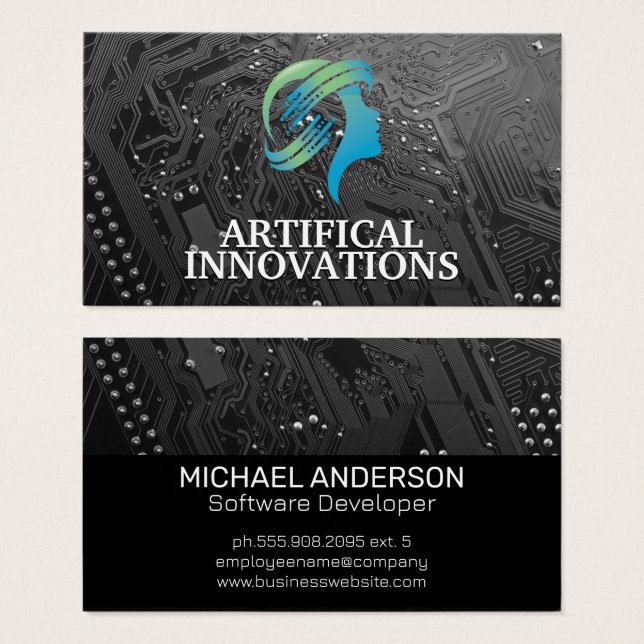 Schalttafel | Human Tech-Logo (Vorne & Hinten)