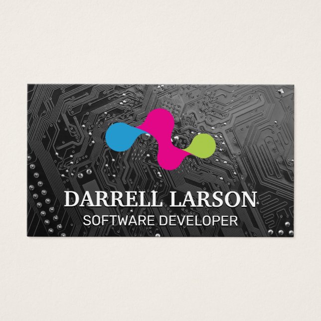 Schalttafel | Modernes Tech-Logo (Vorderseite)