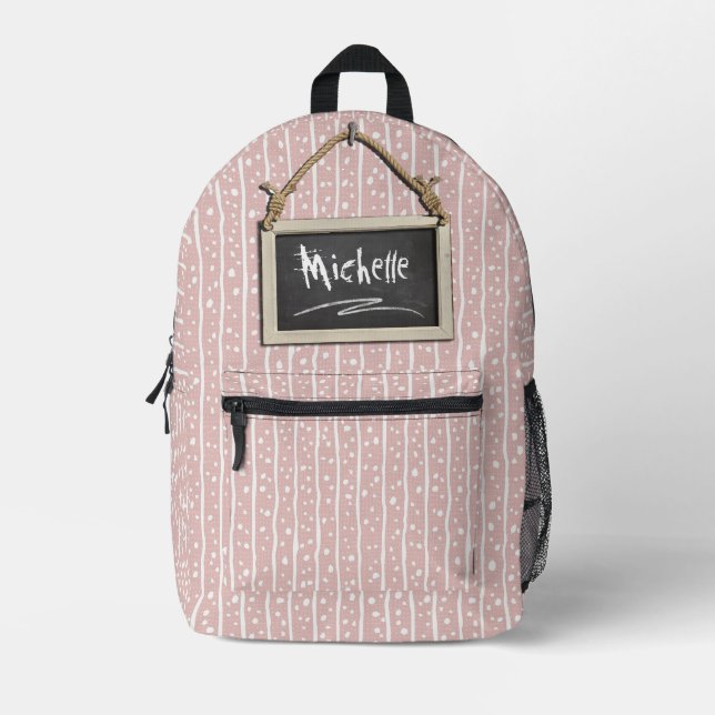 Schalttafel Pink-ID397 Bedruckter Rucksack (Vorderseite)