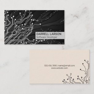 Schalttafel   Technologie   Ingenieur Visitenkarte