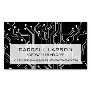 Schalttafel   Technologie Magnetische Visitenkarte