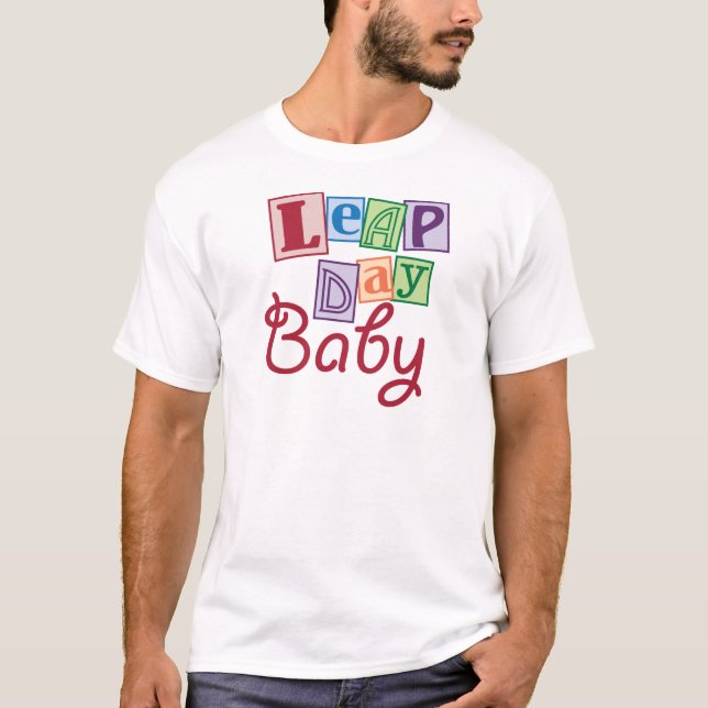 Schalttag-Baby T-Shirt (Vorderseite)