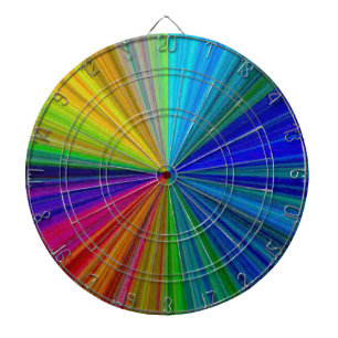Schaltungsanordnung Gradient Rainbow Dartscheibe