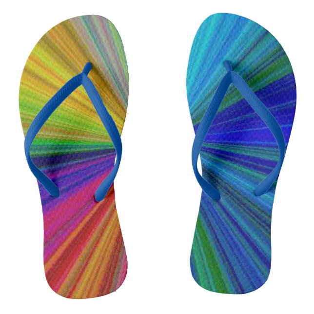 Schaltungsanordnung Gradient Rainbow Flip Flops (Fußbett)