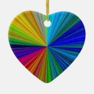 Schaltungsanordnung Gradient Rainbow Keramik Ornament