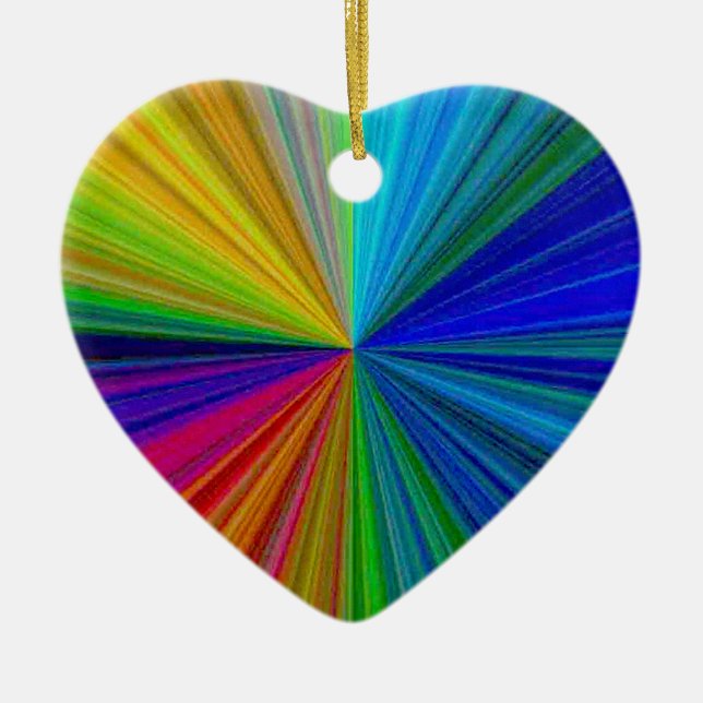 Schaltungsanordnung Gradient Rainbow Keramik Ornament (Vorne)