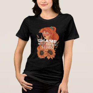Scham muss die Seite wechseln Tri-Blend Shirt