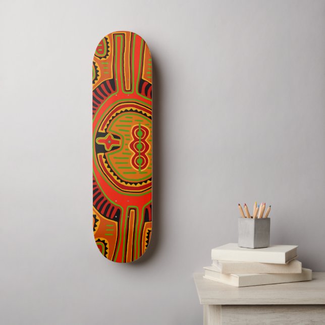 Schamanen-Peyote-Vision Skateboard (Wandkunst)