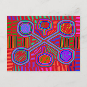 Schamanen-Ritual-Geister Postkarte