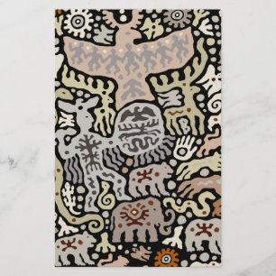 Schamanisches Peyote-Ritual Briefpapier