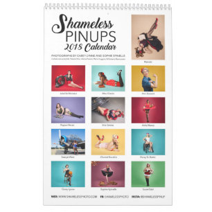 Schamlos Pinups: 2018 Kalender