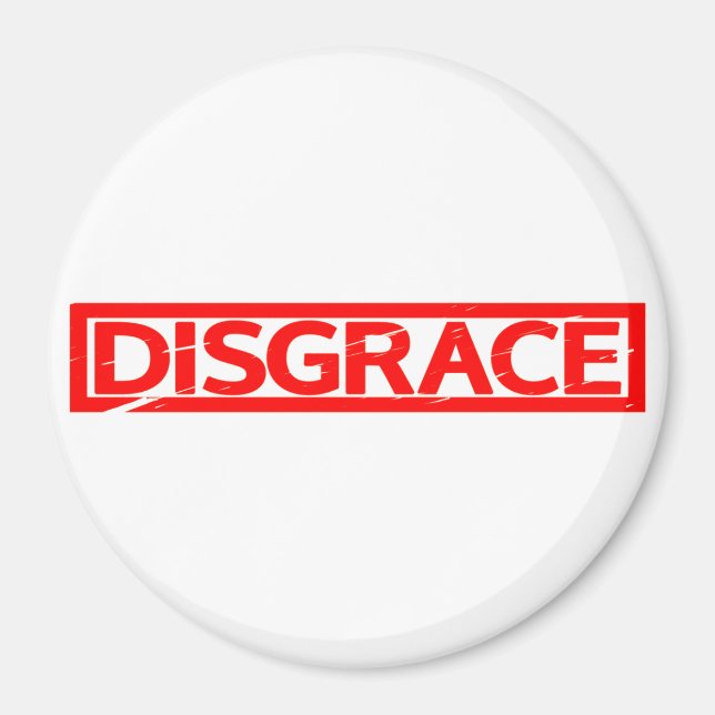 Schande Briefmarke Magnet (Vorne)